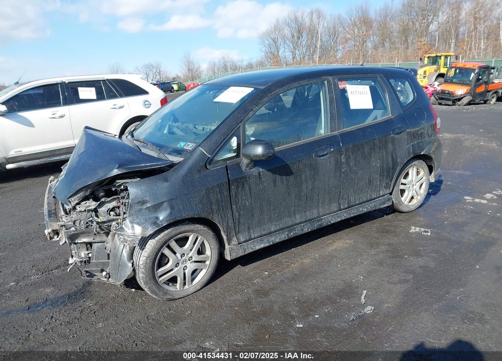 2007 HONDA FIT SPORT VIN: JHMGD38627S065829