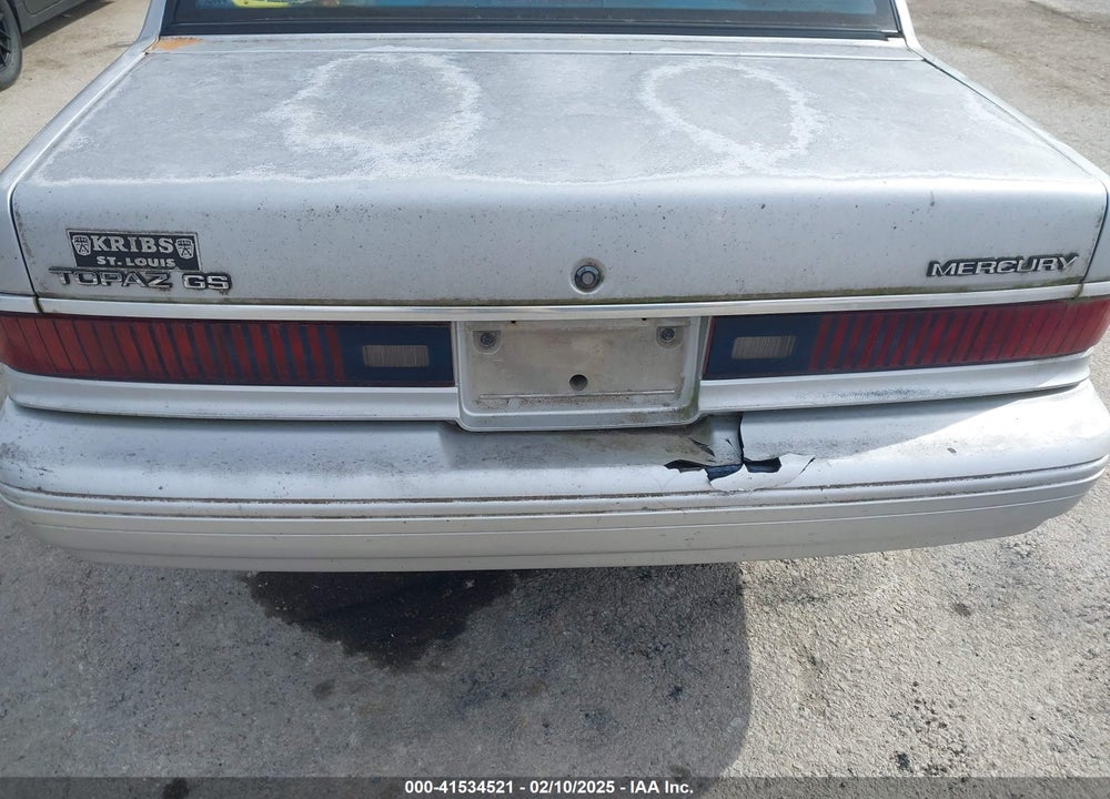 1994 MERCURY TOPAZ GS VIN: 1MEPM36X8RK601715