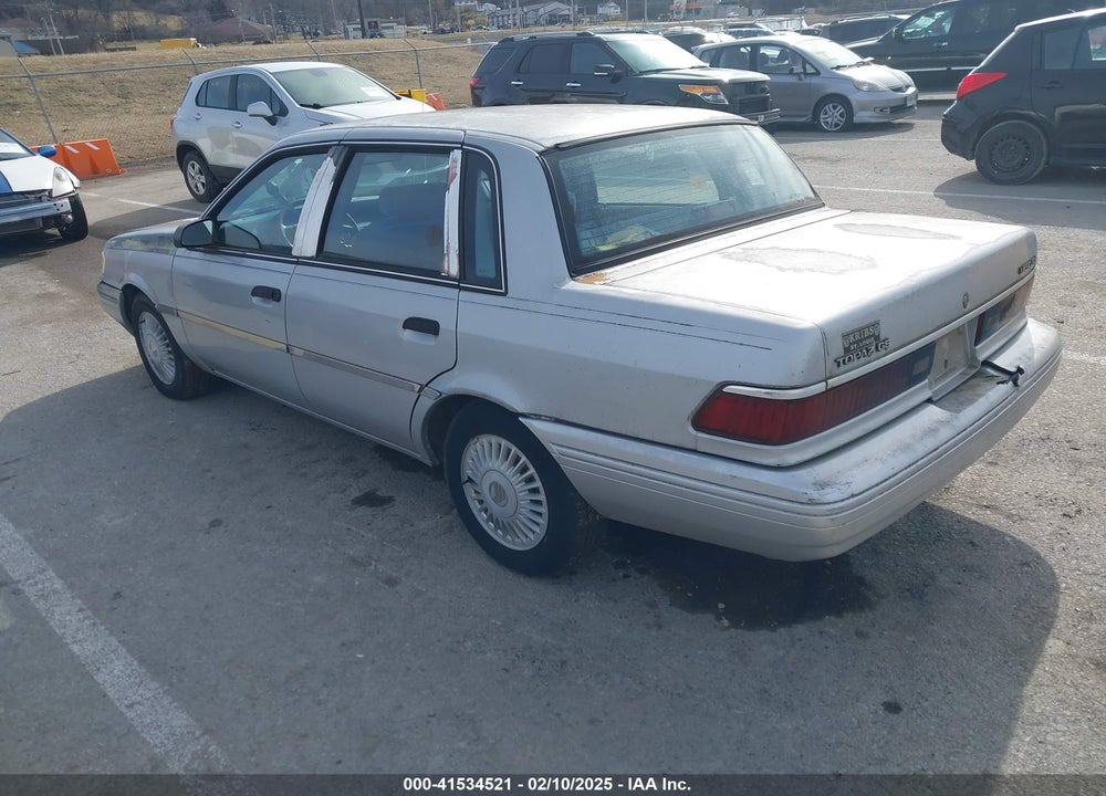 1994 MERCURY TOPAZ GS VIN: 1MEPM36X8RK601715