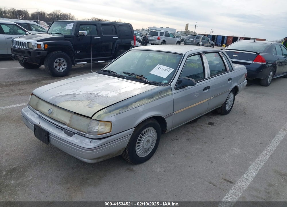 1994 MERCURY TOPAZ GS VIN: 1MEPM36X8RK601715