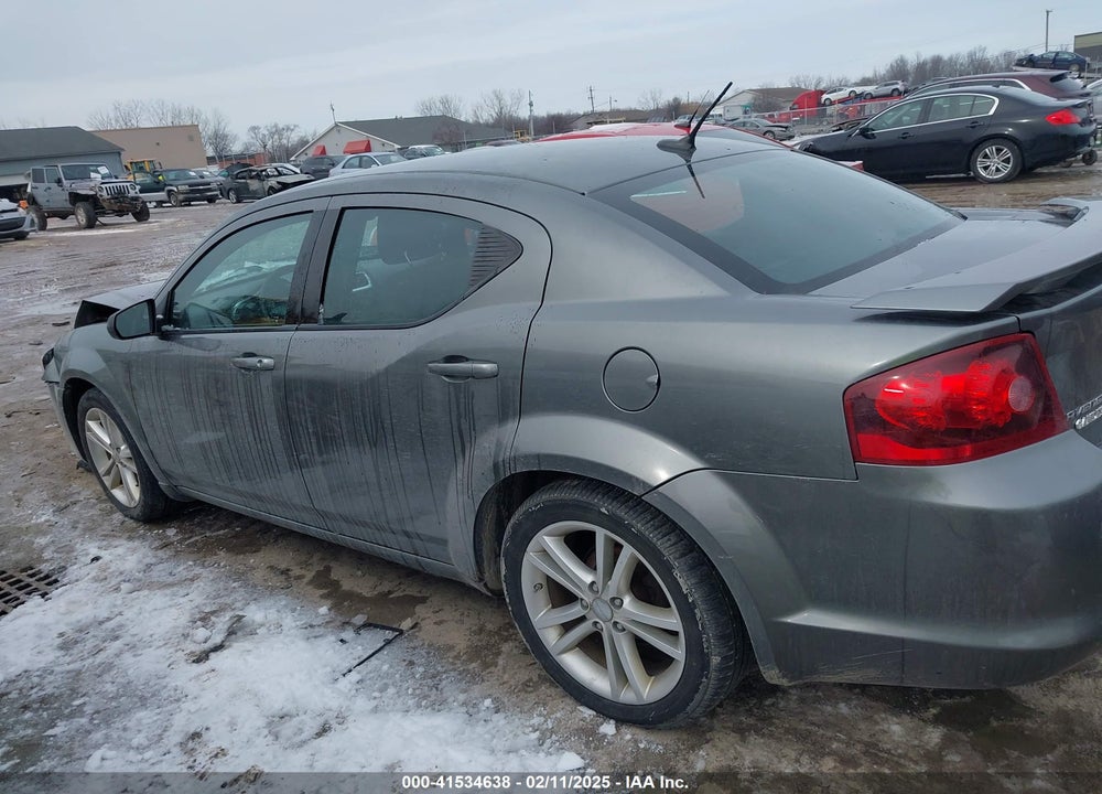 2013 DODG AVENGER SE (FLEET) VIN: 1C3CDZAG3DN586420