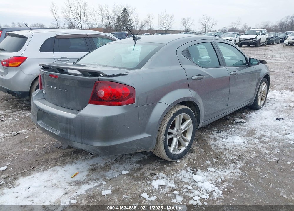 2013 DODG AVENGER SE (FLEET) VIN: 1C3CDZAG3DN586420