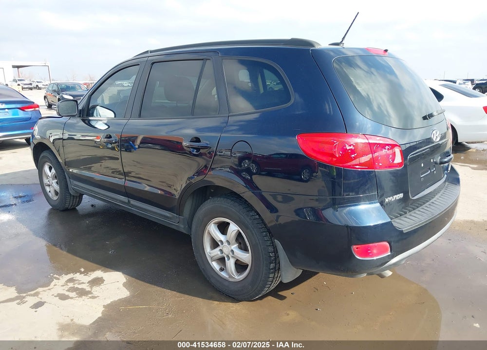 2008 HYUNDAI SANTA FE GLS VIN: 5NMSG13D88H181871
