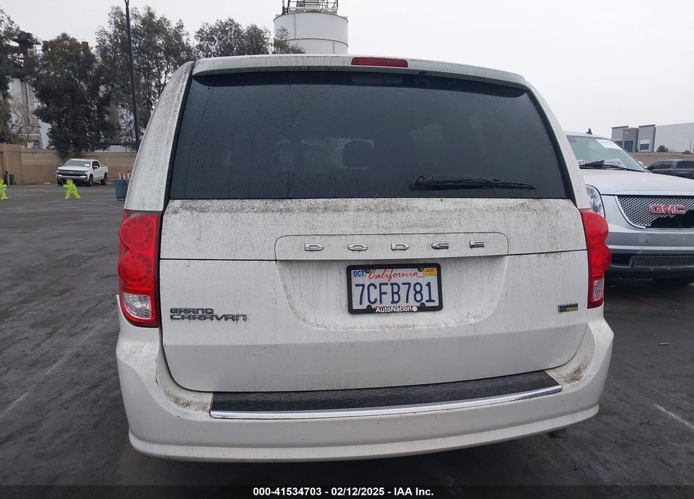 2012 DODGE GRAND CARAVAN SXT VIN: 2C4RDGCG4CR241728