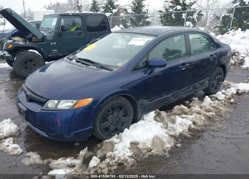 2008 HONDA CIVIC VIN: 1HGFA16598L037897
