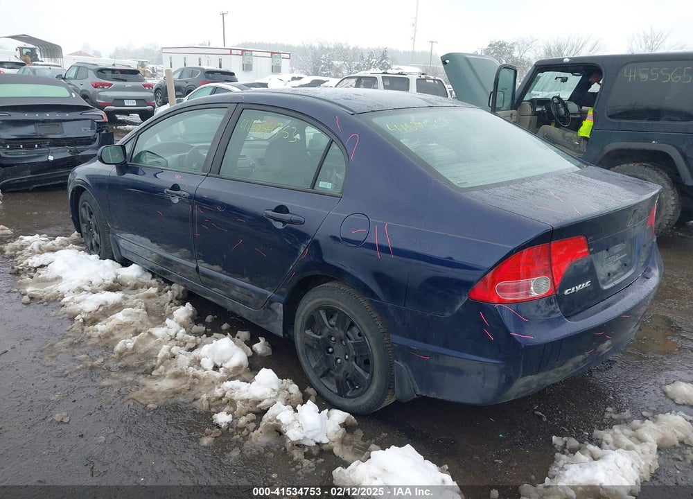 2008 HONDA CIVIC VIN: 1HGFA16598L037897