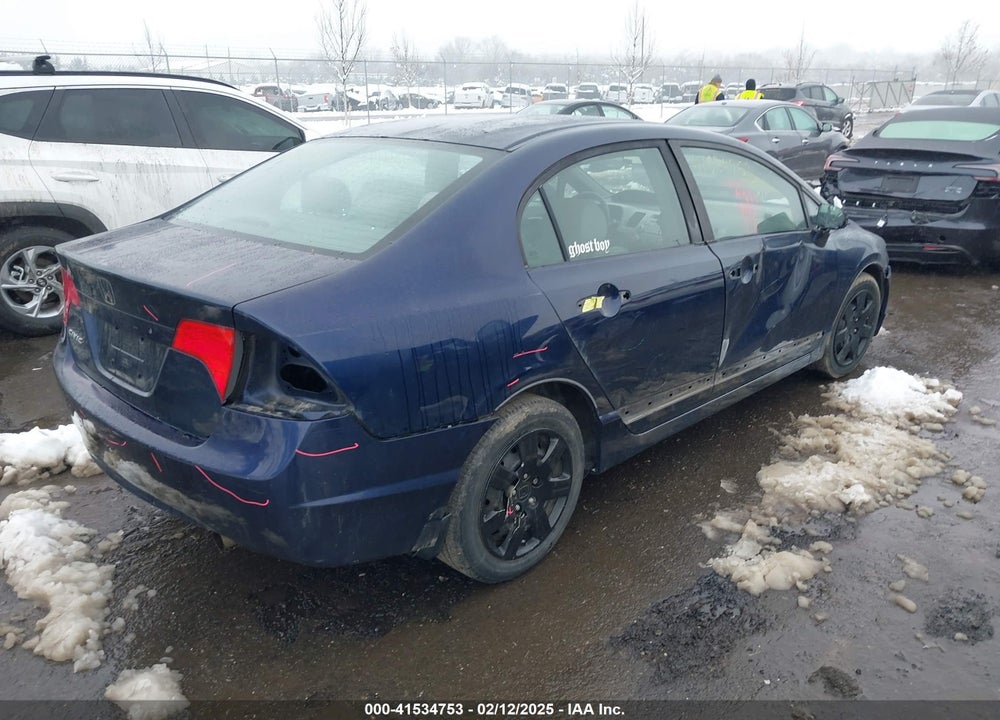 2008 HONDA CIVIC VIN: 1HGFA16598L037897