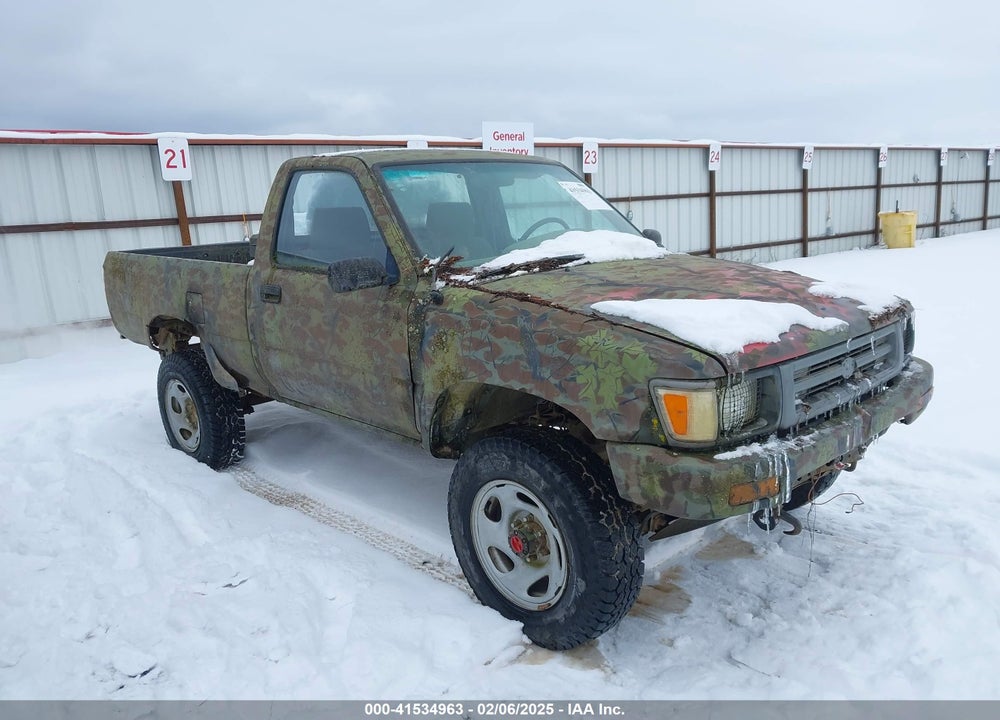 1993 TOYOTA PICKUP 1/2 TON SHORT WHLBSE DX VIN: 4TARN01P7PZ123347