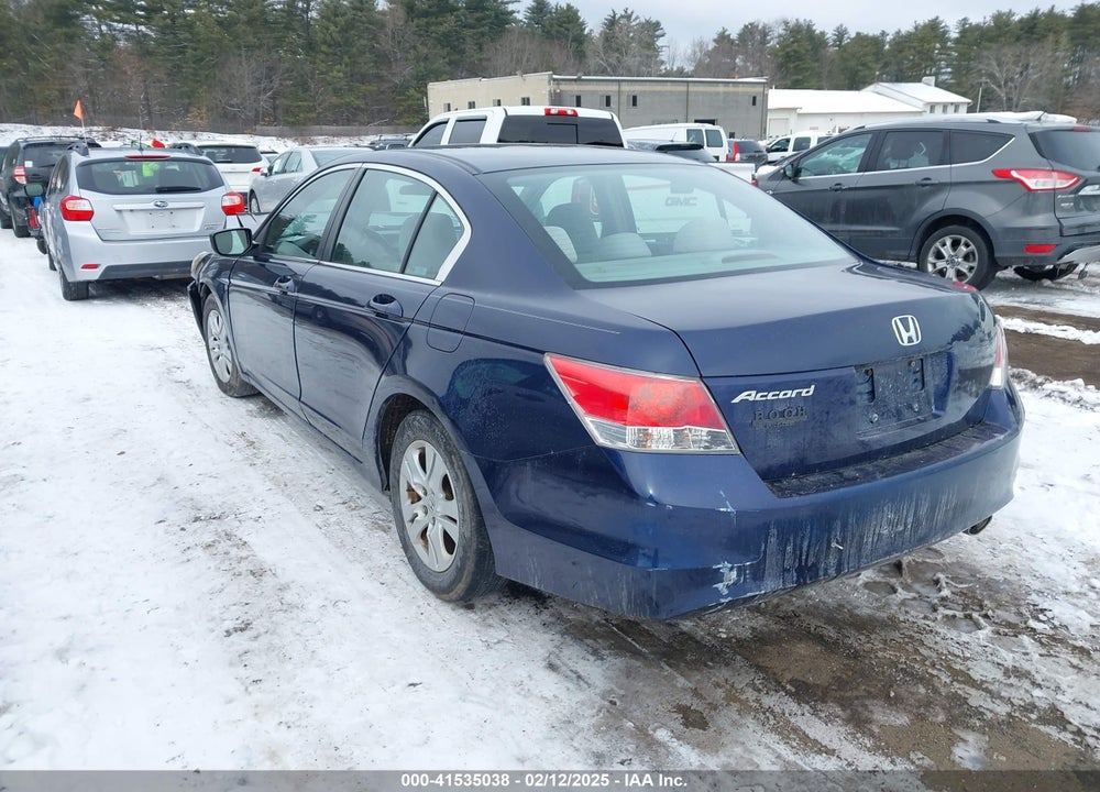 2009 HONDA ACCORD 2.4 LX-P VIN: 1HGCP26409A080665