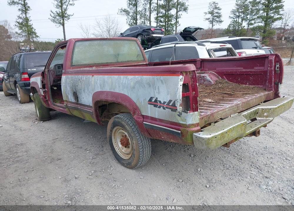 1989 GMC SIERRA K3500 VIN: 1GTGK34N6KE530592