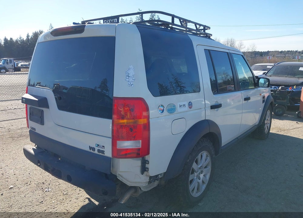 2006 LAND ROVER LR3 V8 SE VIN: SALAE25406A374150