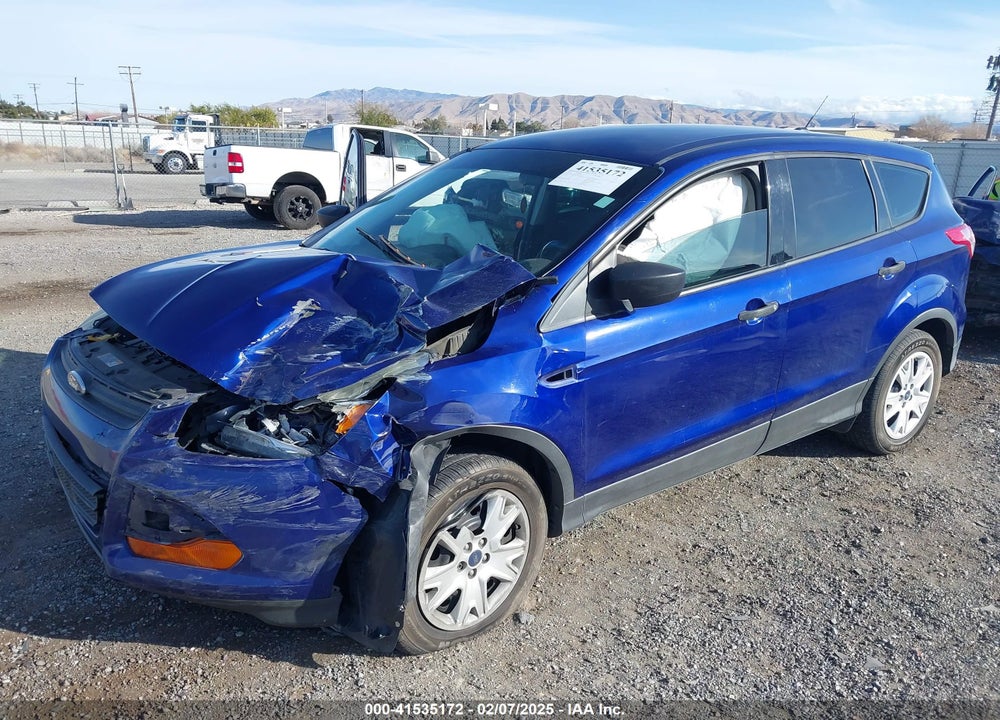 2013 FORD ESCAPE S VIN: 1FMCU0F78DUD10347