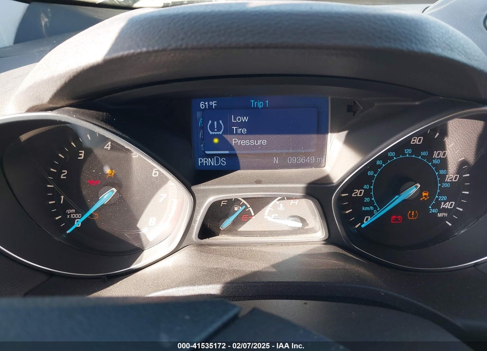 2013 FORD ESCAPE S VIN: 1FMCU0F78DUD10347