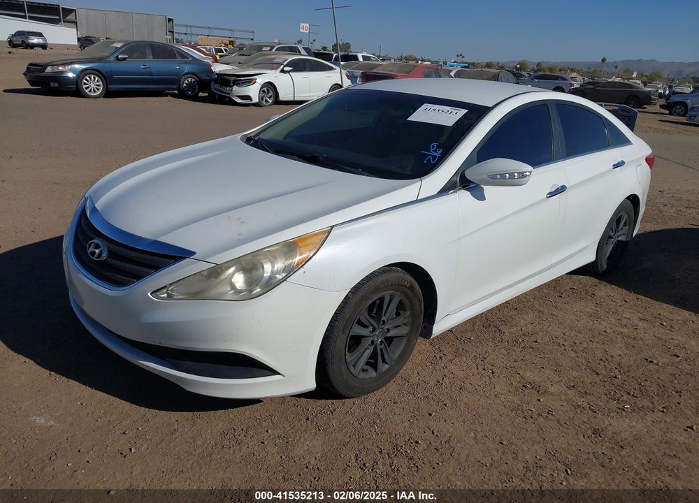 2014 HYUNDAI SONATA VIN: 5NPEB4AC8EH833636