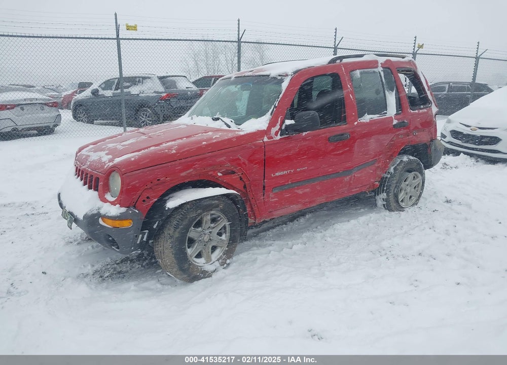 2003 JEEP LIBERTY SPORT VIN: 1J4GL48K93W628430