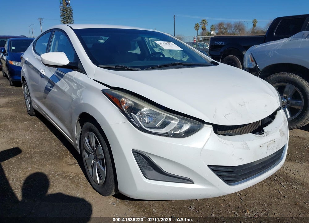 2016 HYUNDAI ELANTRA SE VIN: 5NPDH4AE4GH779377