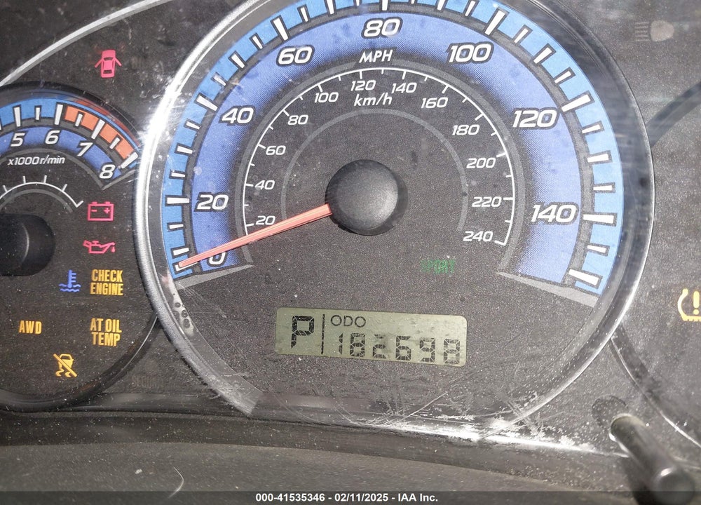 2009 SUBARU FORESTER VIN: JF2SH61619H795566