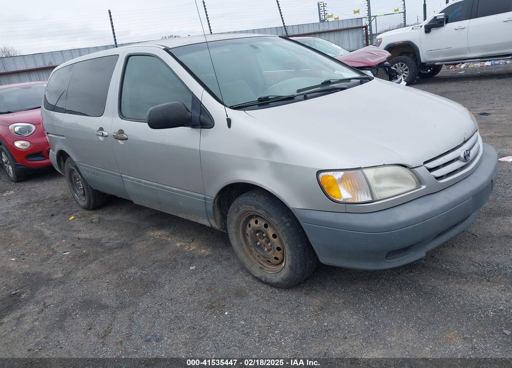 2001 TOYOTA SIENNA CE VIN: 4T3ZF19C21U362689