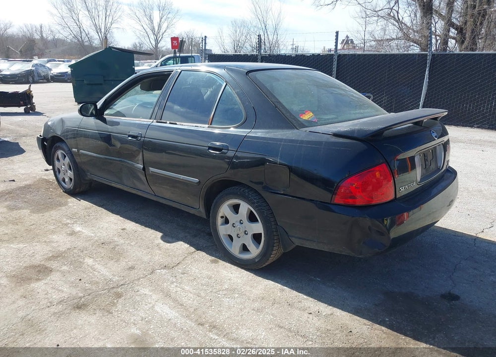 2006 NISSAN SENTRA VIN: 3N1CB51D66L565776
