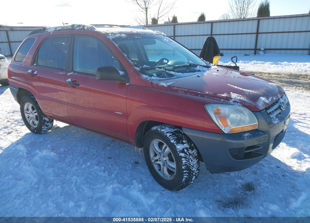 2007 KIA SPORTAGE LX V6 VIN: KNDJE723877392779
