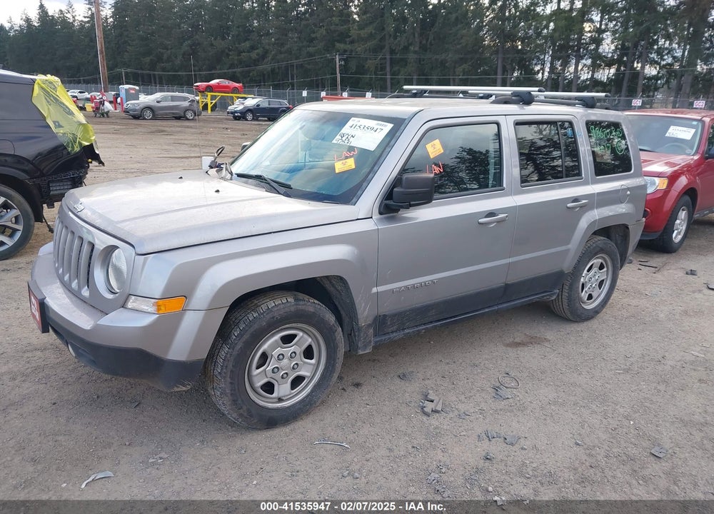 2016 JEEP PATRIOT SPORT VIN: 1C4NJPBB7GD547862