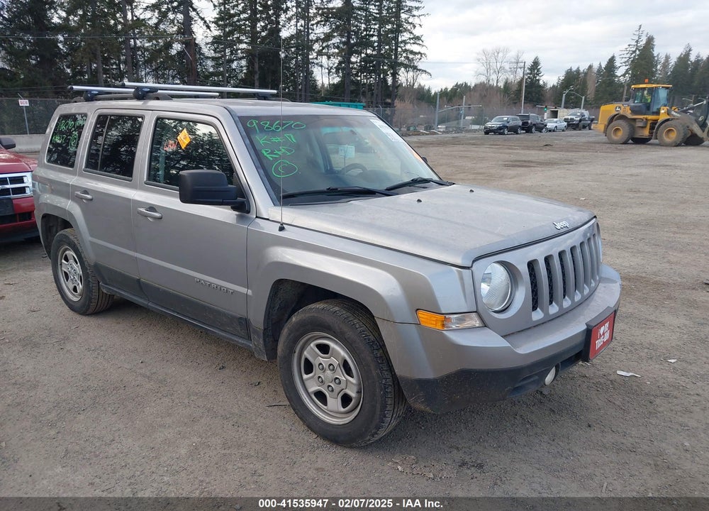 2016 JEEP PATRIOT SPORT VIN: 1C4NJPBB7GD547862