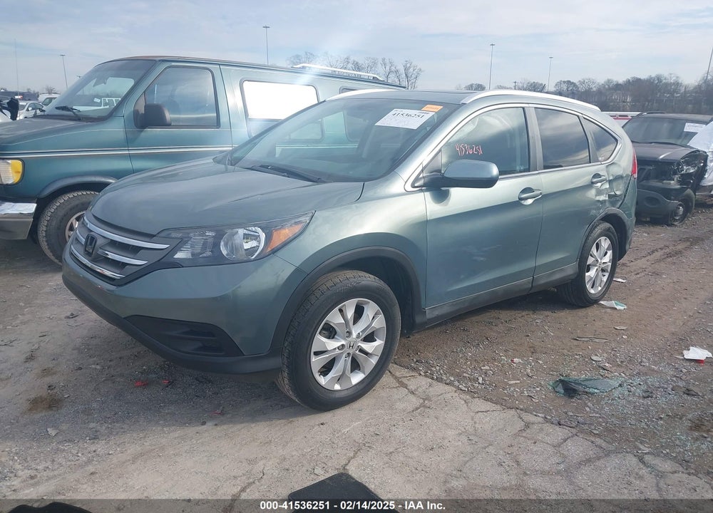 2012 HONDA CR-V EX-L VIN: 2HKRM4H77CH605922