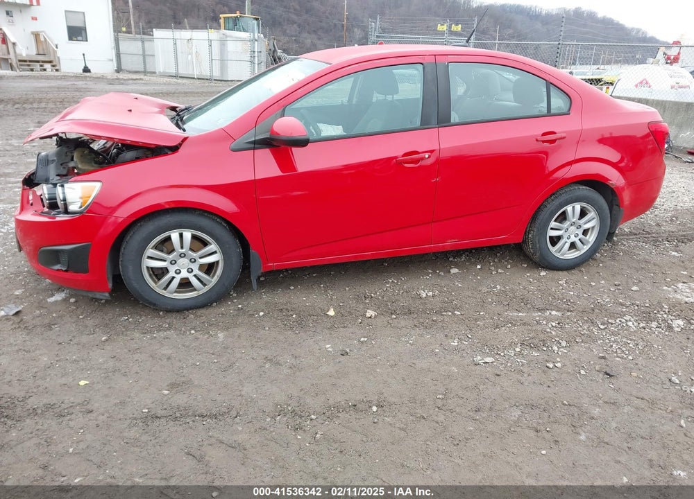 2012 CHEVROLET SONIC VIN: 1G1JB5SH8C4153925