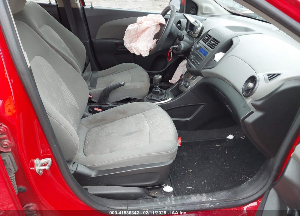 2012 CHEVROLET SONIC VIN: 1G1JB5SH8C4153925