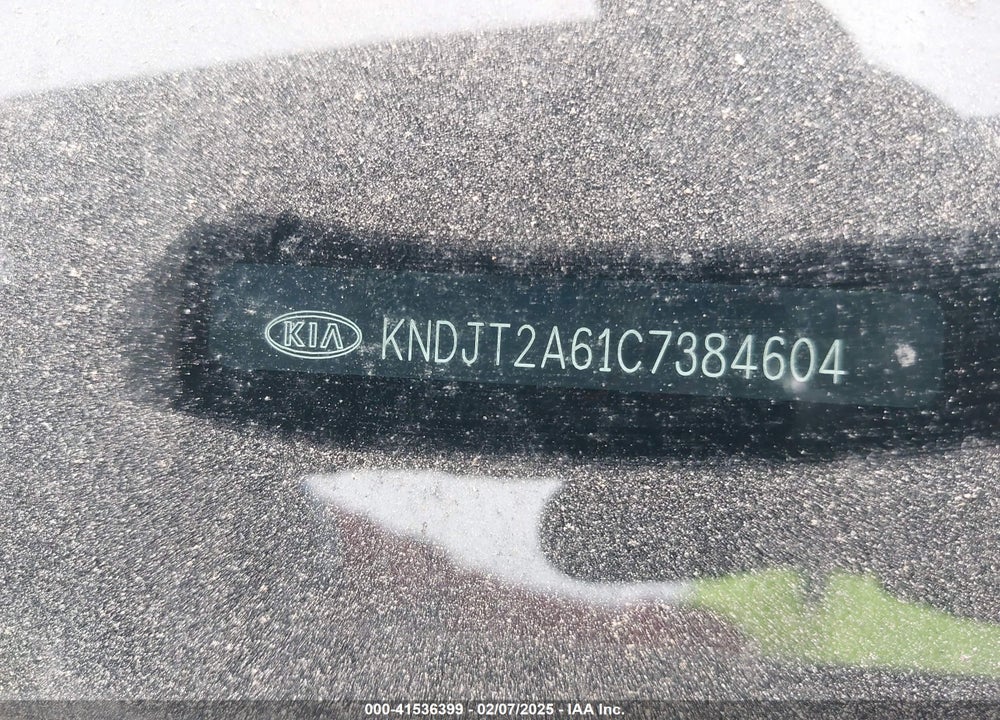 2012 KIA SOUL VIN: KNDJT2A61C7384604