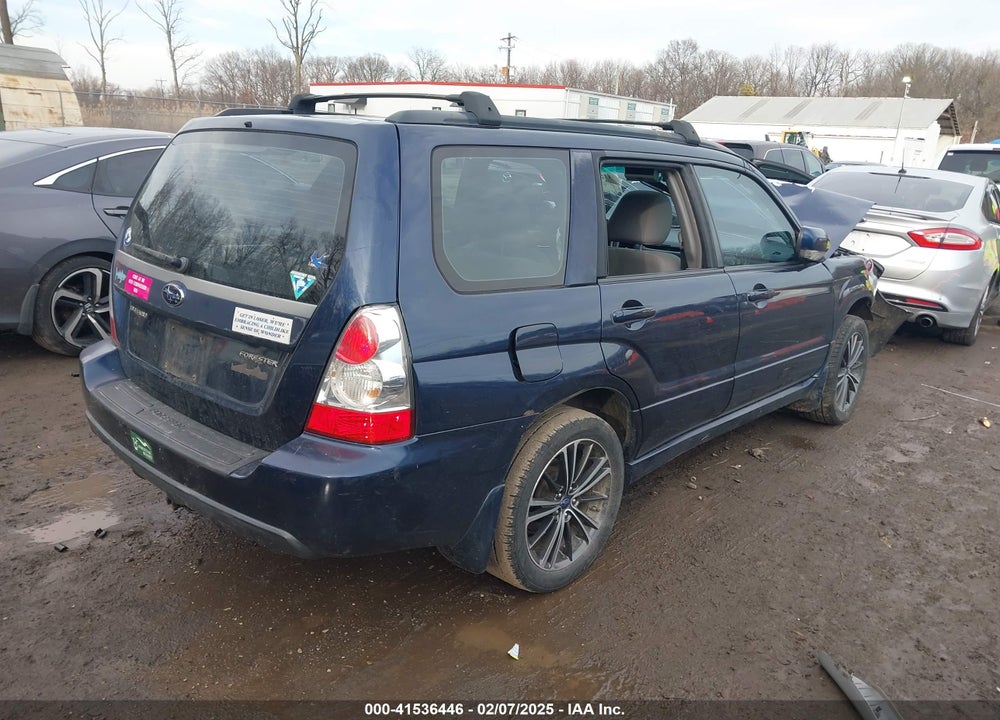 2006 SUBARU FORESTER 2.5X VIN: JF1SG656X6G753948