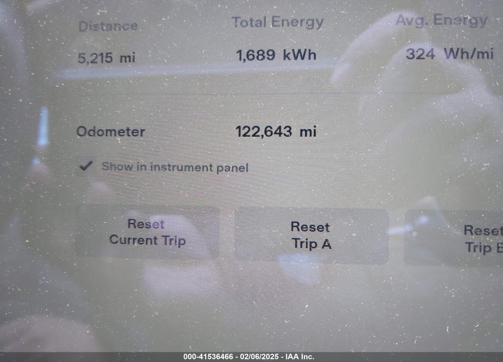 2015 TESLA MODEL S VIN: 5YJSA1H29FFP73187