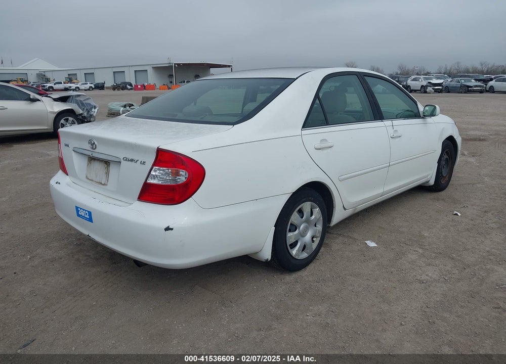 2003 TOYOTA CAMRY LE VIN: 4T1BE32K43U118734