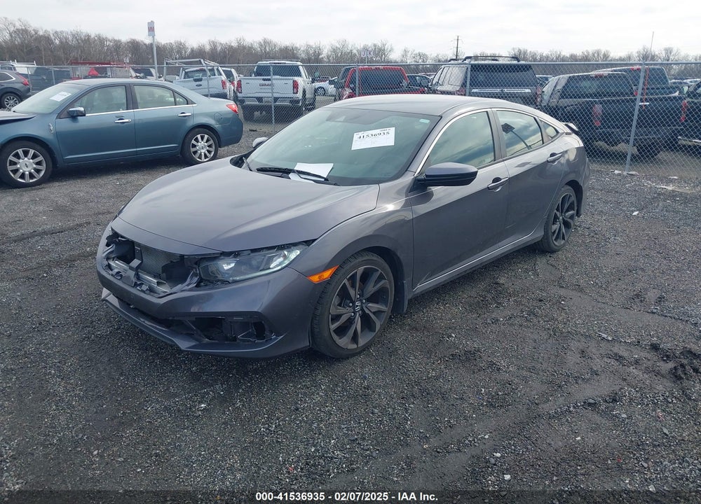 2019 HONDA CIVIC VIN: 2HGFC2F89KH503861