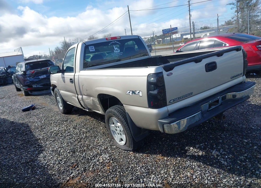2006 CHEVROLET SILVERADO 1500 WORK TRUCK VIN: 3GCEK14X16G271117