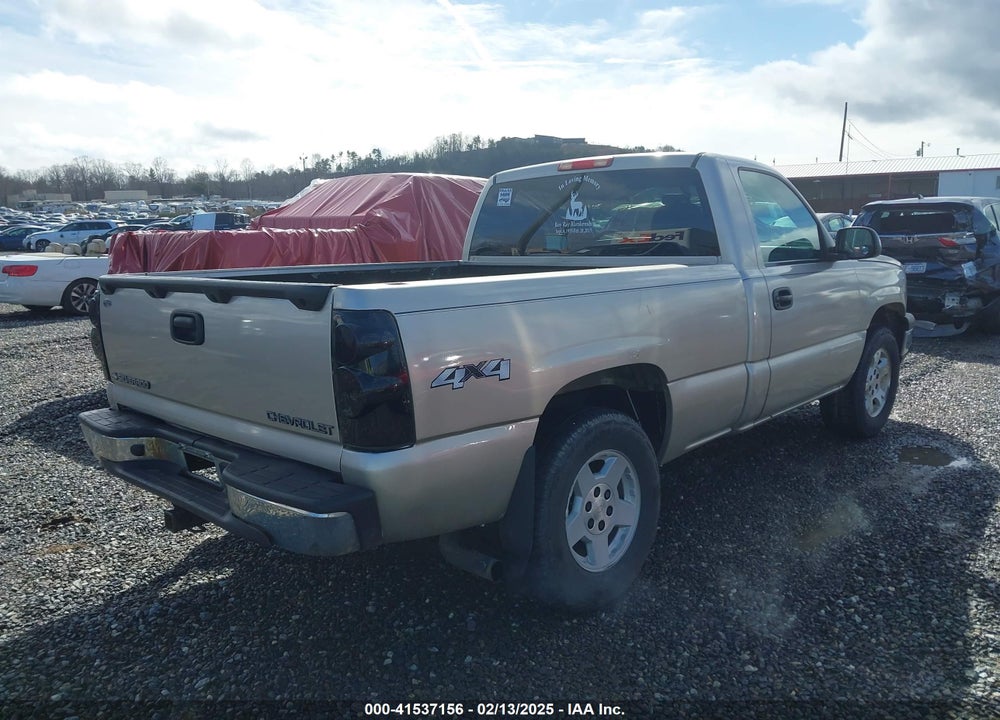 2006 CHEVROLET SILVERADO 1500 WORK TRUCK VIN: 3GCEK14X16G271117