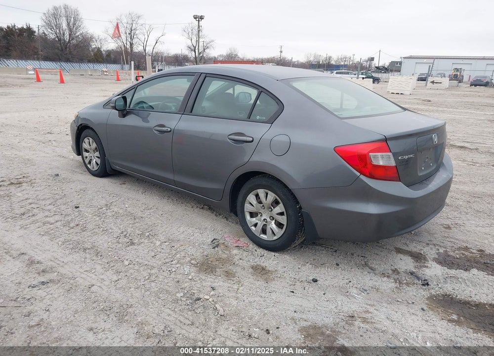 2012 HONDA CIVIC LX VIN: 19XFB2F58CE049641