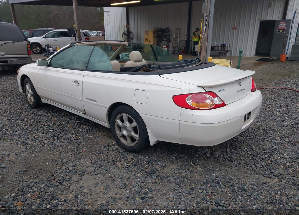 2002 TOYOTA CAMRY SOLARA SLE V6 VIN: 2T1FF22P12C592449