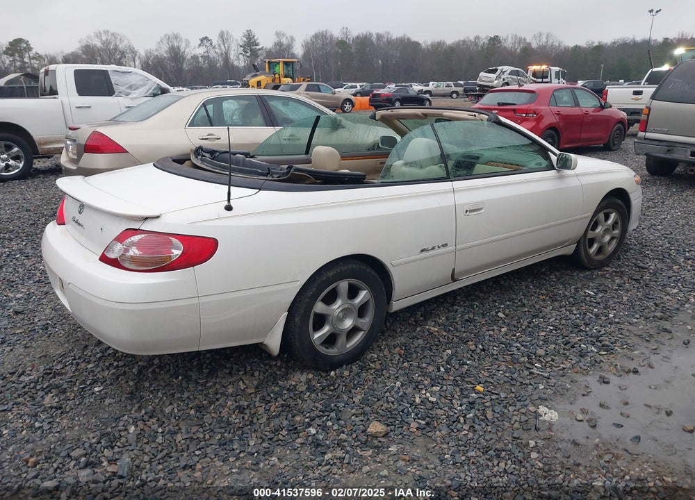 2002 TOYOTA CAMRY SOLARA SLE V6 VIN: 2T1FF22P12C592449