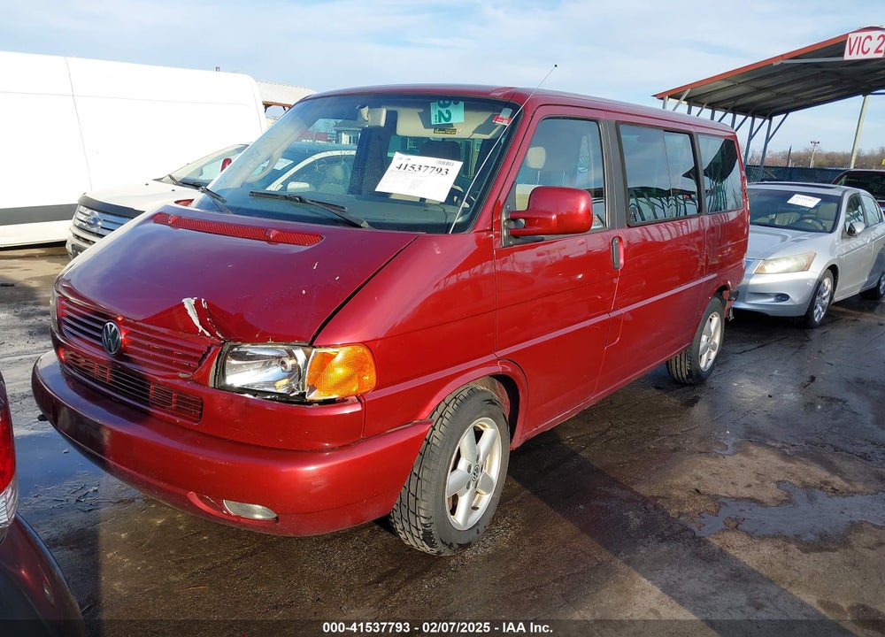 2003 VOLKSWAGEN EUROVAN GLS VIN: WV2KB47083H013778