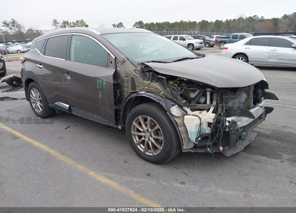 2015 NISSAN MURANO PLATINUM/S/SL/SV VIN: 5N1AZ2MG7FN287034