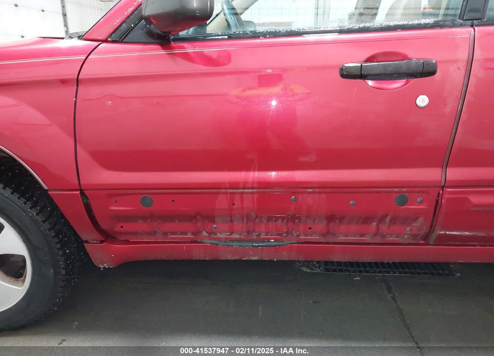 2003 SUBARU FORESTER XS VIN: JF1SG65643G762351