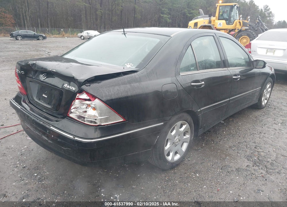 2005 MERCEDES-BENZ C 240 LUXURY 4MATIC VIN: WDBRF81J25F610335