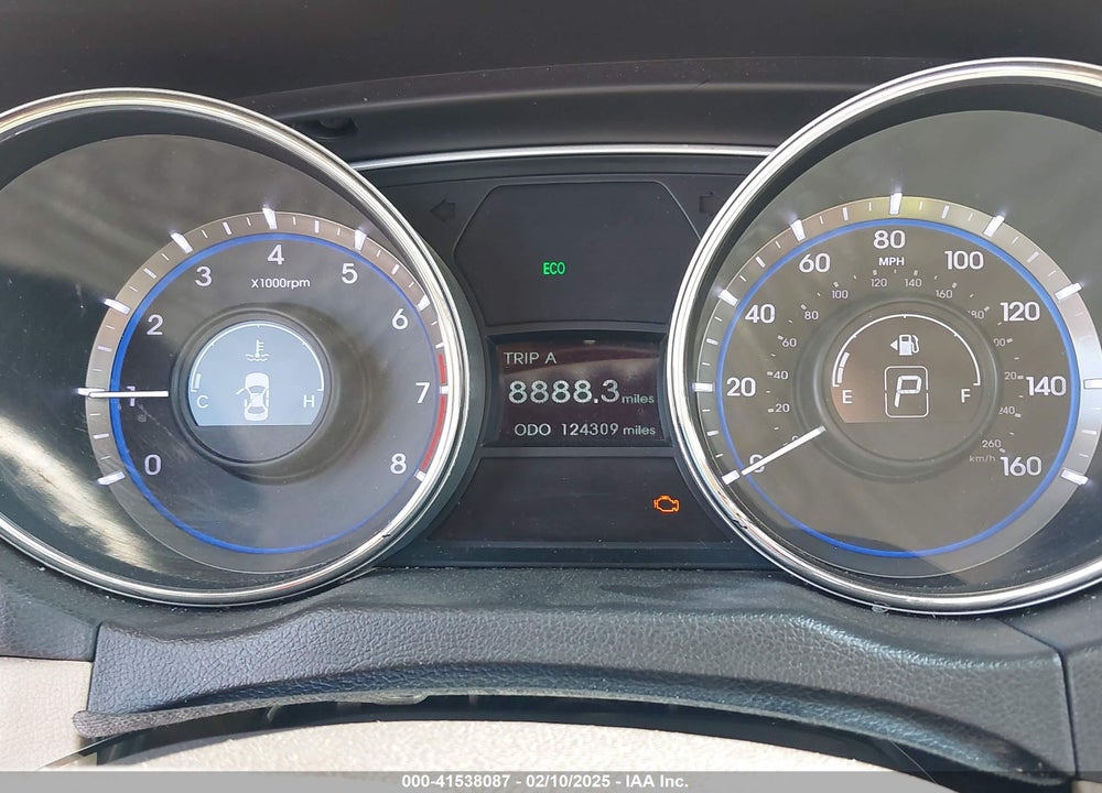 2013 HYUNDAI SONATA VIN: 5NPEB4AC8DH711020