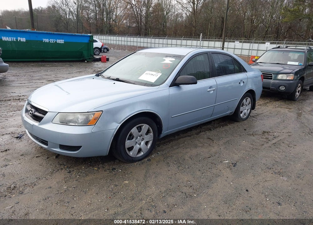 2007 HYUNDAI SONATA GLS VIN: 5NPET46C07H223805