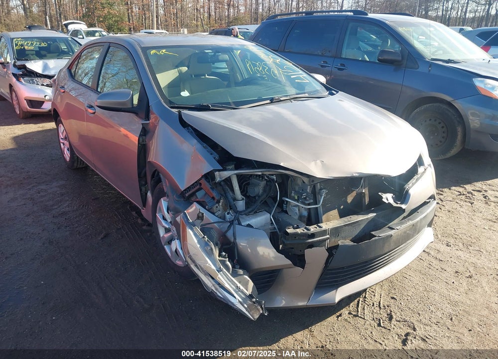 2014 TOYOTA COROLLA LE VIN: 2T1BURHE0EC066420