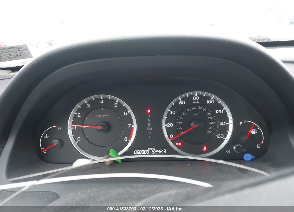 2009 HONDA ACCORD 2.4 EX VIN: 1HGCP267X9A095118