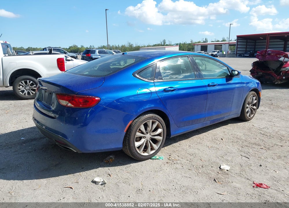 2015 CHRYSLER 200 S VIN: 1C3CCCBB4FN743717