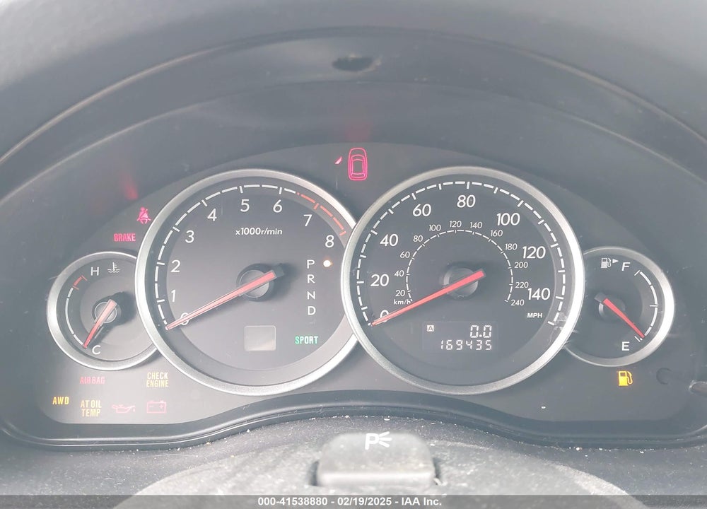 2007 SUBARU LEGACY VIN: 4S4BP62C977345698