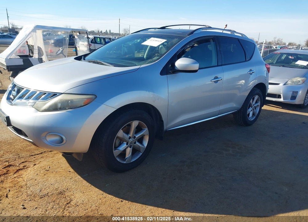 2009 NISSAN MURANO SL VIN: JN8AZ18W69W207290